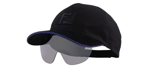 Fendi FE40022U 36 Grey & Black Sunglasses .